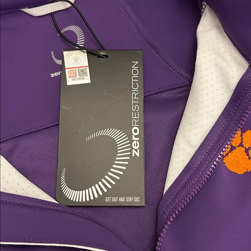 Clemson Zero Restriction Pullover, Nwt - image 4